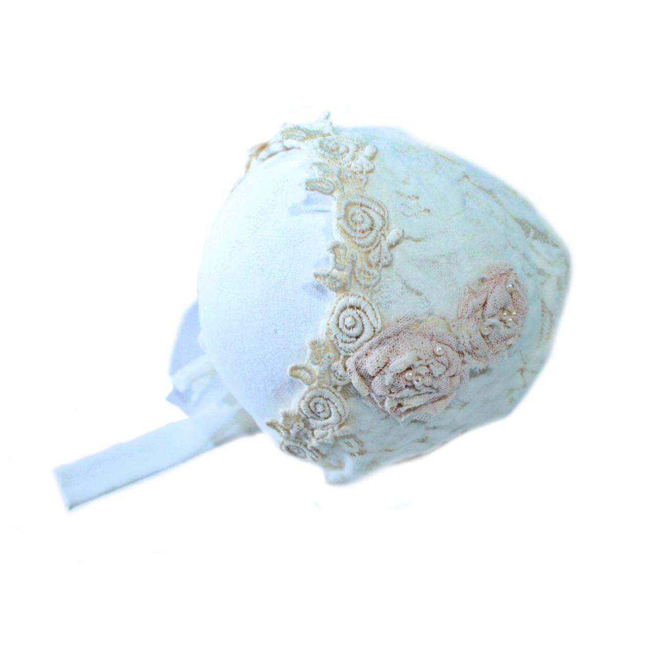 Vintage lace bonnet