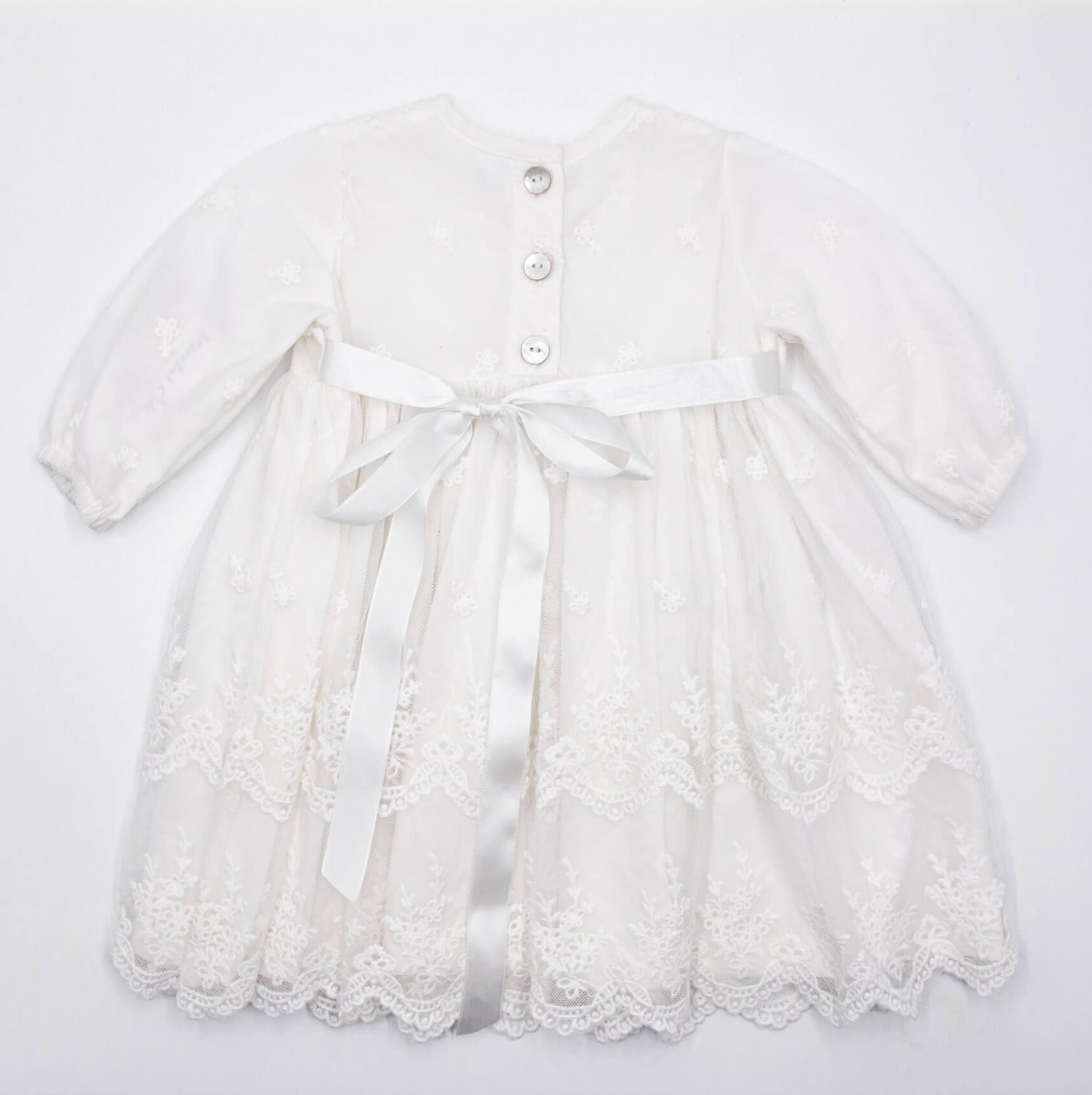 Anya Vintage Lace Dress - Off white - Image 2