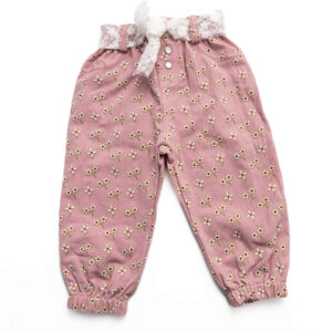 Pink floral pants