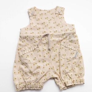 Cream Floral Crawler